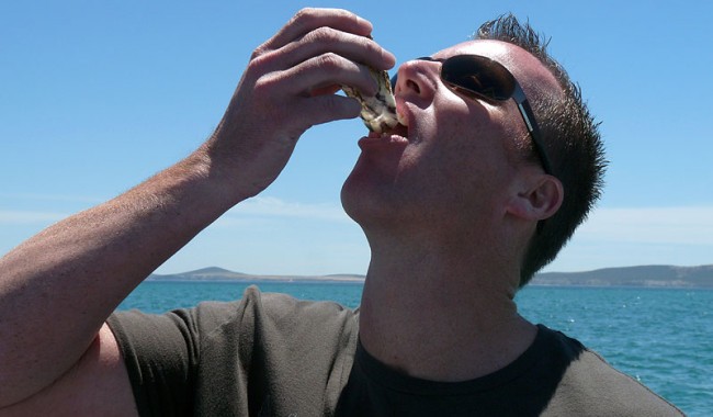 Lifting them gently from their beds in the bay then shucking them onboard to be consumed along with your BYO drinks is . . . well. It’s quite something.
