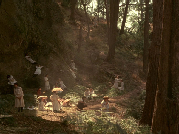 A scene from Peter Weir's film adaption of Picnic at Hanging Rock. (Image: Atlantic/Allstar)