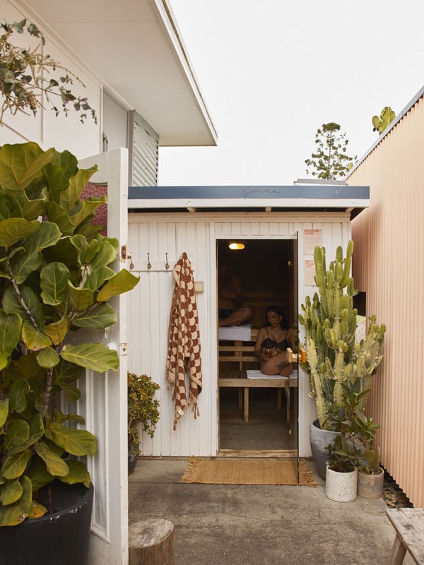 Sauna at Greenhouse The Bathhouse