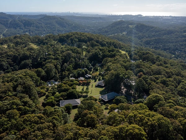 Gwinganna Lifestyle Retreat Aerial View