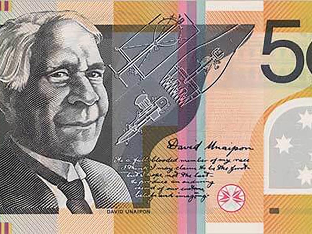 50 Australian Dollars (David Unaipon) - Exchange yours for cash