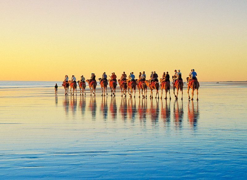 100 Things To Do Before You Die #066 Ride In A Camel Train Along Cable Beach