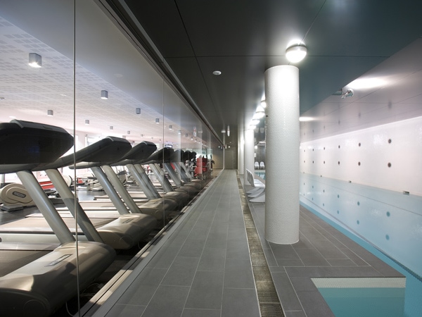 an indoor pool at Hotel Realm Canberra