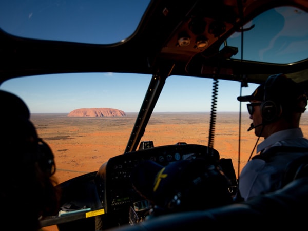 Scenic flight over Uluru