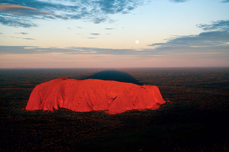 Uluru from the air