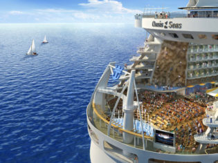Oasis of the Seas will also hold the first ever full amphitheatre at sea.