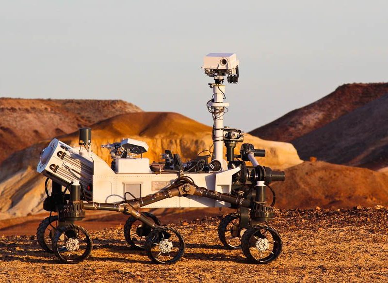 This Curiosity Mars Rover replica is the face of the new Qantas frequent flyer ad campaign.