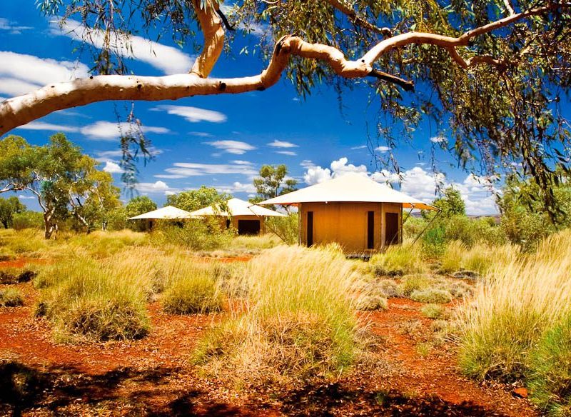 The Brits love wide open (and sunny) spots like Karijini Eco Resort in Western Australia