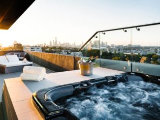 Spa-tacular view: The Olsen Penthouse, South Yarra, Melbourne