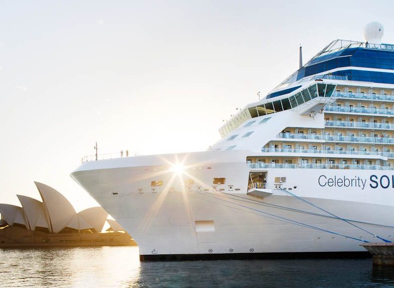 Celebrity Solstice in Circular Quay, Sydney. (cruises)