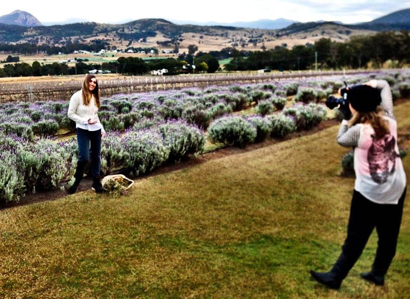Australian Traveller's latest cover shoot (issue 52) taken at... well, you'll find out.