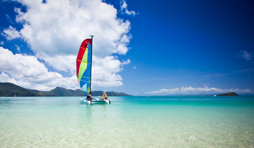 Sailing at Hayman