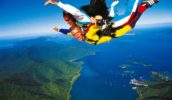 Time to enjoy the view? 14,000 feet straight on to a Whitsundays beach.