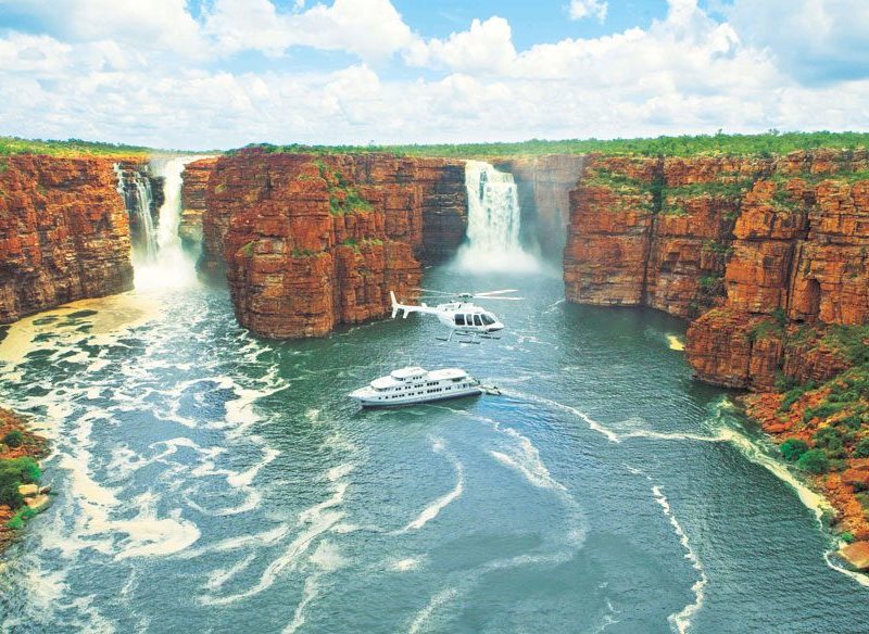 King George Falls from a Kimberley cruise on True North
