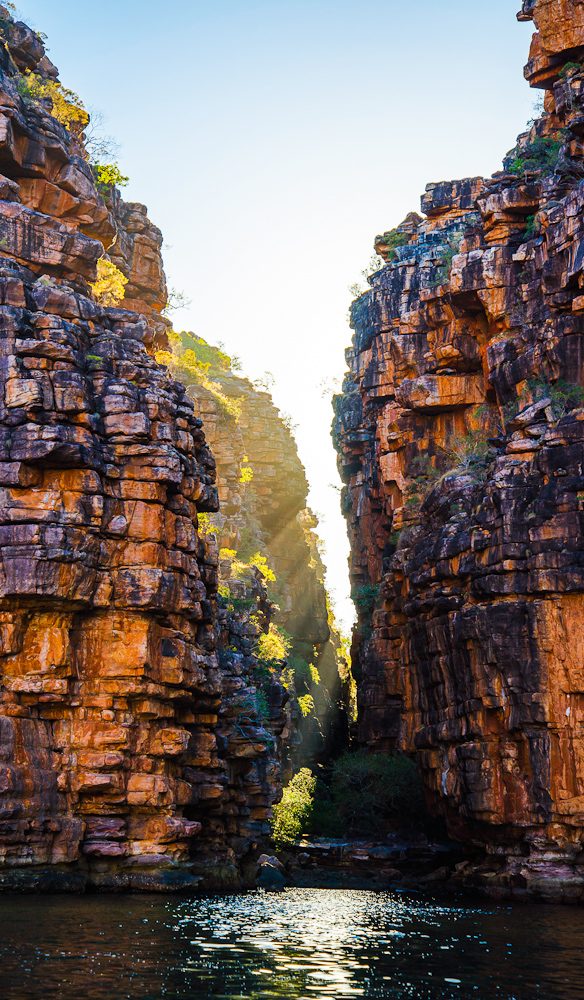 On the way to the King George Falls in the Kimberley, on board the National Geographic Orion