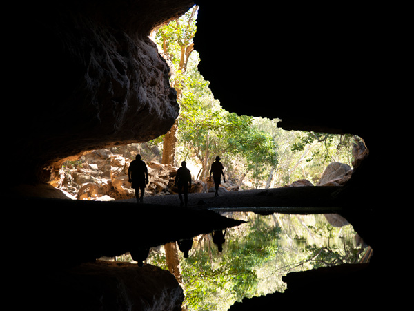 people visiting the Dimalurru Tunnel Creek, , Gibb River Road itinerary