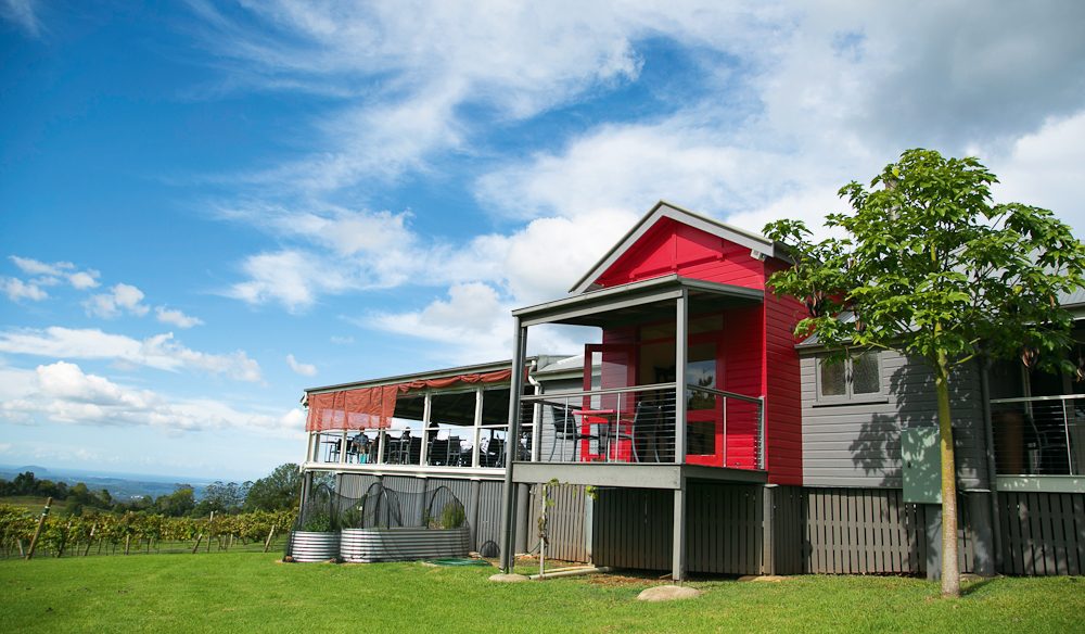 Flame Hill Vineyard, Montville, Sunshine Coast Hinterland - home to a Grape Stomp Festival.