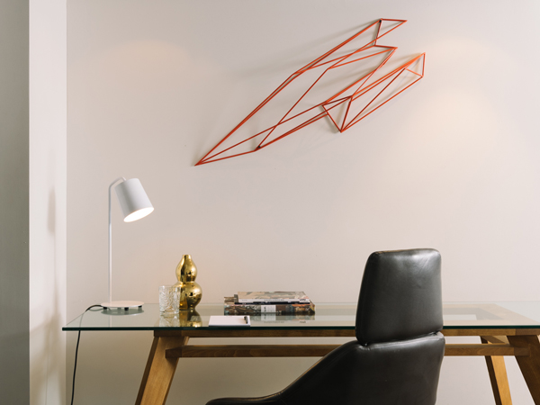 a modern desk at QT Canberra State Suite