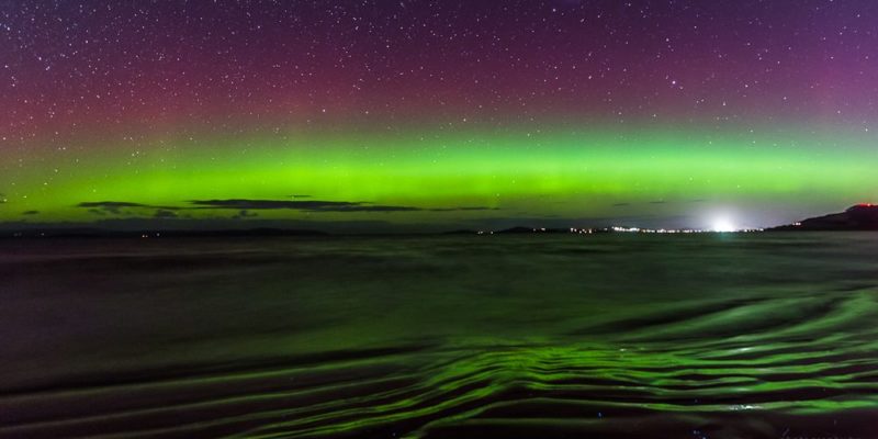 Photographer Matt Glastonbury gets the green light - of the Aurora Australis.