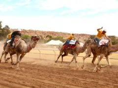 Lasseters Camel Cup Alice Springs finish line