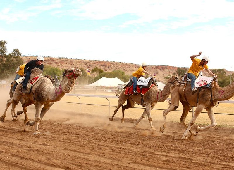 Lasseters Camel Cup Alice Springs finish line