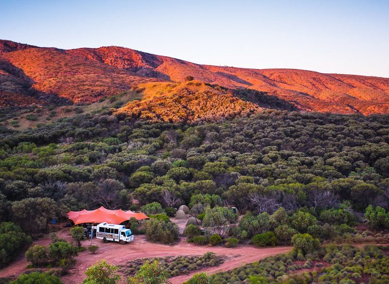 World Expeditions Charlie's Camp Larapinta Trail