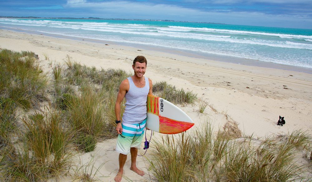 Robe surf instructor Charlie Bainger