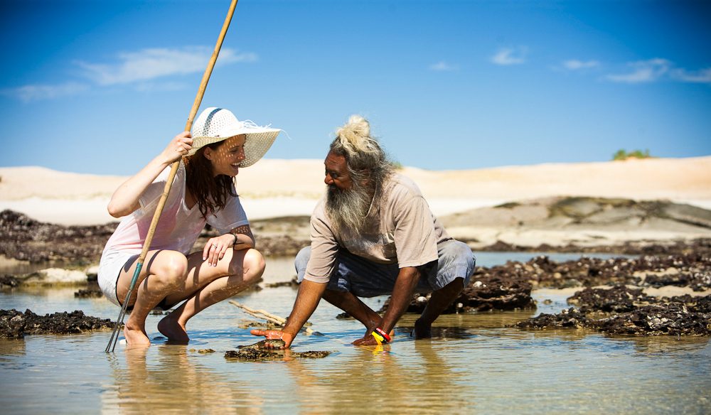 Seafood market Kooljaman Cape Leveque style.