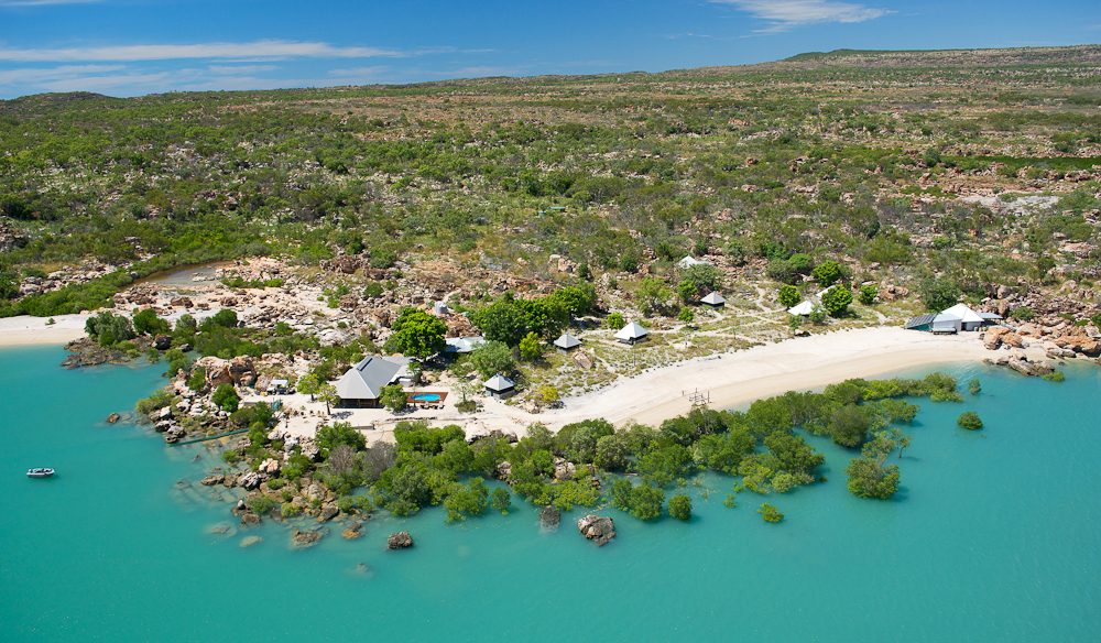 Aerial Kimberley Coastal Camp 1