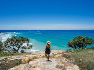 Frenchmans Lookout on North Stradbroke Island.