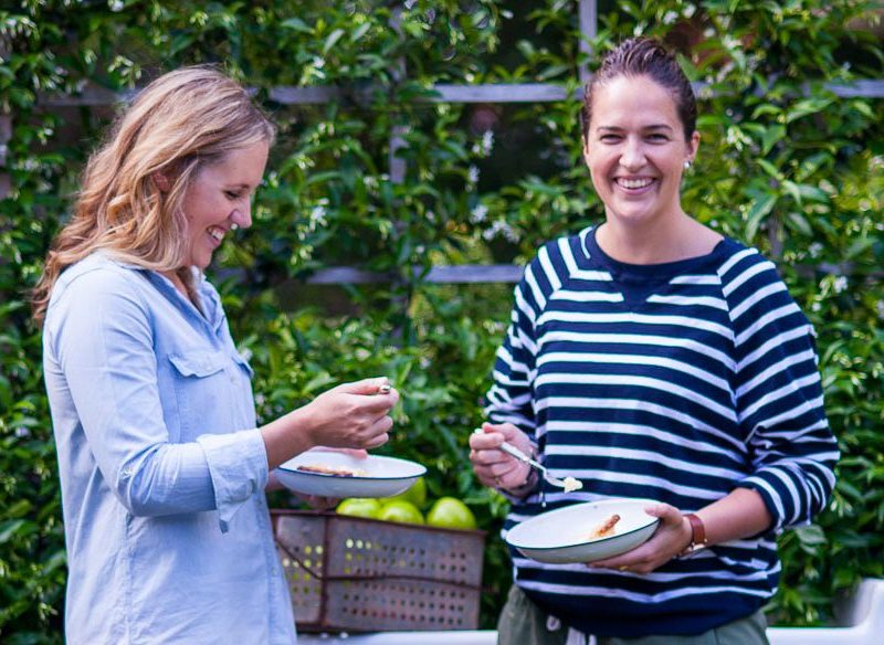 Pie Project authors Phoebe Wood, Kirsten Jenkins