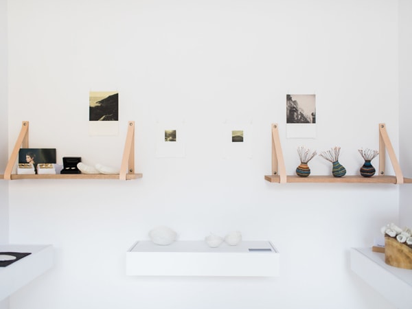 art displays inside Gallery of Small Things Canberra