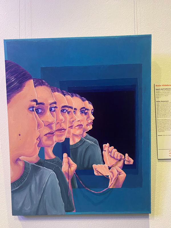 Artwork from the Brisbane Portrait Prize 2022