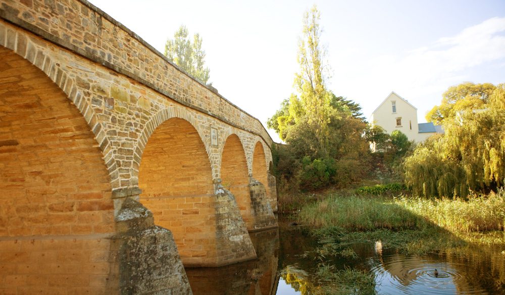 Tasmania Richmond Bridge Coal River Three Bridges