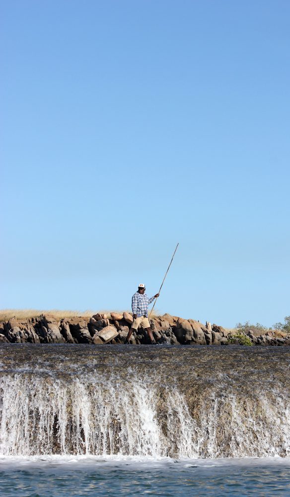 Spearfishing waterfall reef Cygnet Bay