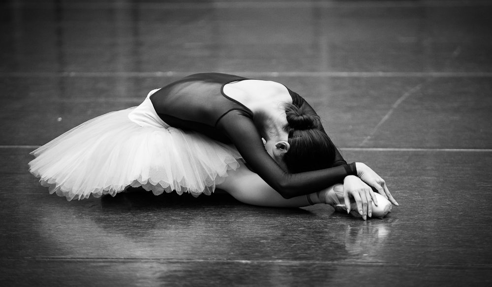 Scared Ballerina Black Swan Dress Against Stock Photo 701649742 |  Shutterstock