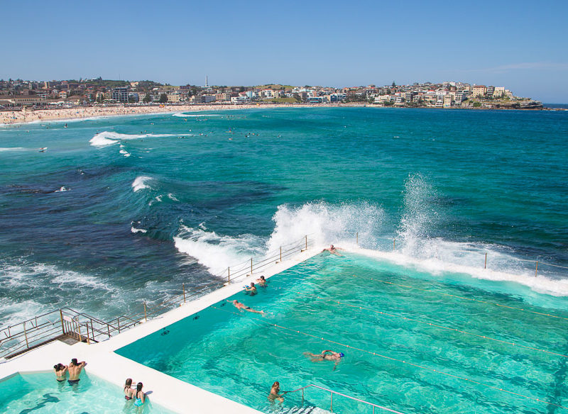 Bondi Beach on most Instagrammed place