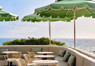 al fresco terrace dining at Gibney, Perth