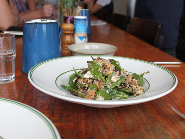 an Italian dish at Il Lido, Perth