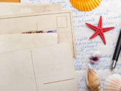 postcards writing holiday