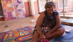 Through painting, artists like Tuppy Goodwin play a crucial role in keeping indigenous culture alive.