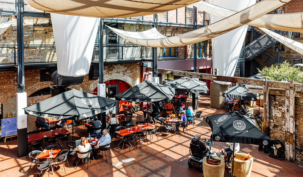 Jam Packed cafe at the Henry Jones Art Hotel