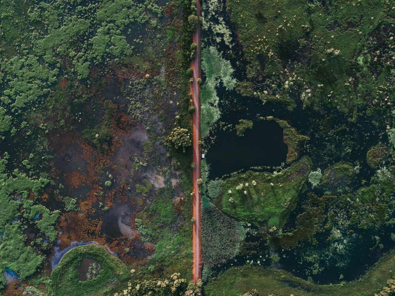 An aerial shot of Fogg Dam Conservation Reserve. (Image: Tourism NT and Jarrad Seng)