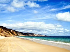 ainbow coloured cliffs Rainbow Beach