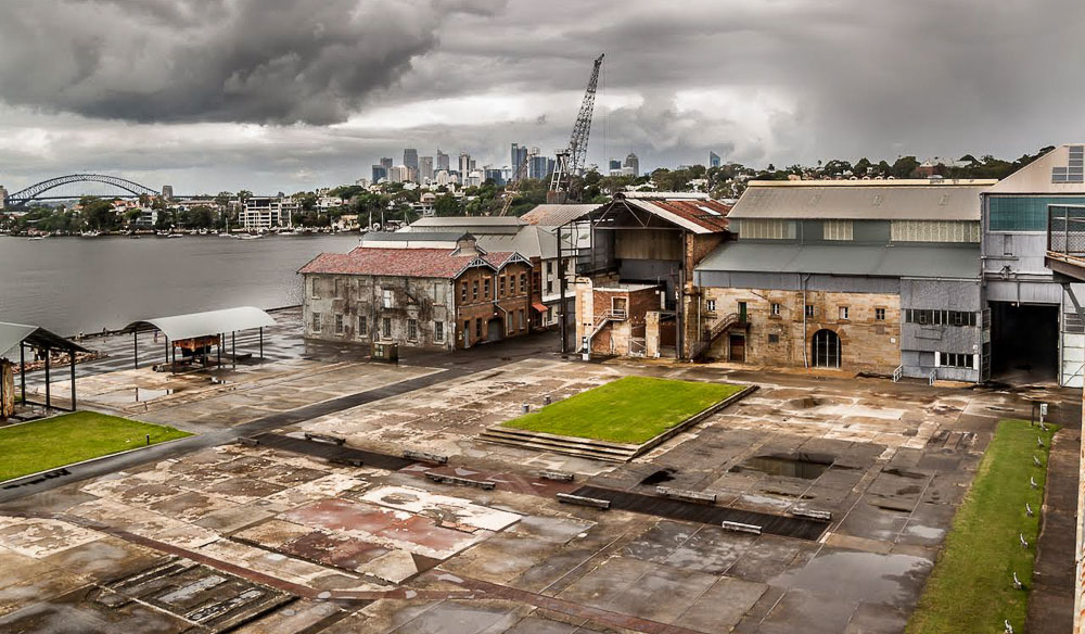 Cockatoo Island shipyards Sydney Harbour