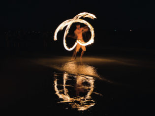 Fire dancing, just one of the amazing things you'll see