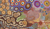 Kungkarrangkalpa Tjukurrpa 2015 by Anawari Inpiti Mitchell, Angilyiya Tjapiti Mitchell, Lalla West, Jennifer Nginyaka Mitchell, Eileen Tjayanka Woods, Lesley Laidlaw and Robert Woods, Papulankutja Artists © the artists / licensed by Viscopy 2017