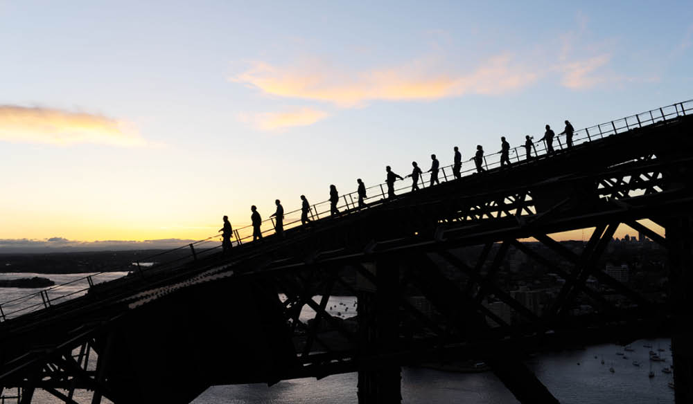 Bridgeclimb sunrise and sunset walk