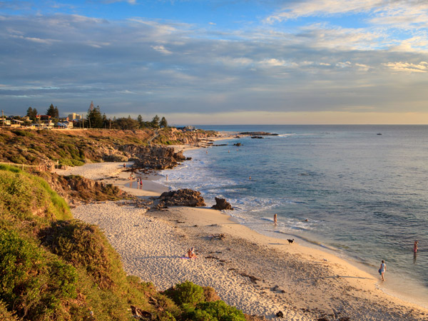 a scenic view of Bennion Beach, Western Australia