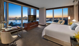 the premier suite at Crown Towers Perth